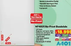 SEG NF 4831 NO-FROST BUZDOLABI SEG NF 4831 NO-FROST BUZDOLABI